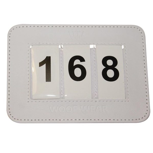 Woof Wear Number Holder