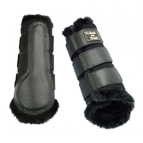 Back on Track Brushing Boots 3D with faux fur