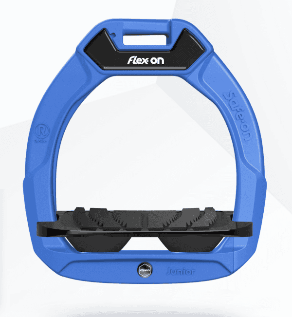 Safe-On JUNIOR stirrups - Blue/Black/Black